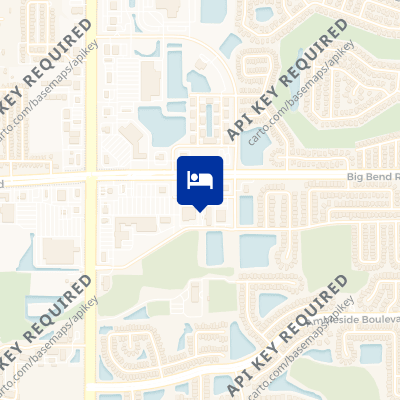 location of hotel on a map