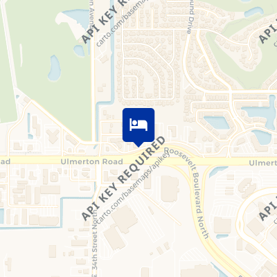 location of hotel on a map