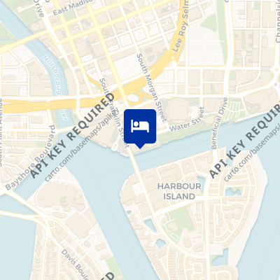location of hotel on a map