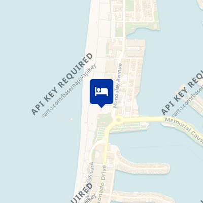 location of hotel on a map