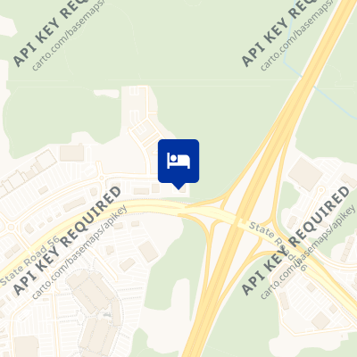 location of hotel on a map