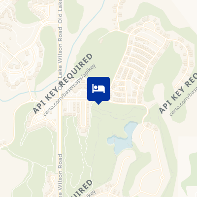 location of hotel on a map