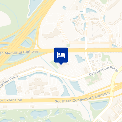 location of hotel on a map
