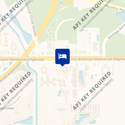 location of hotel on a map