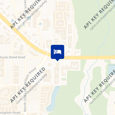 location of hotel on a map