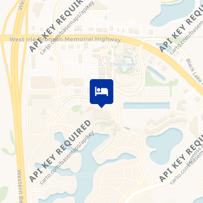 location of hotel on a map