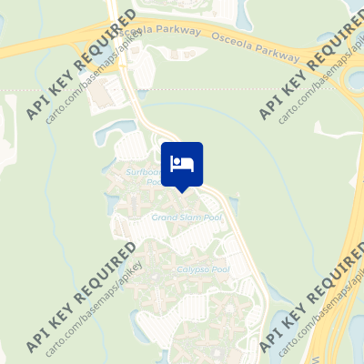 location of hotel on a map