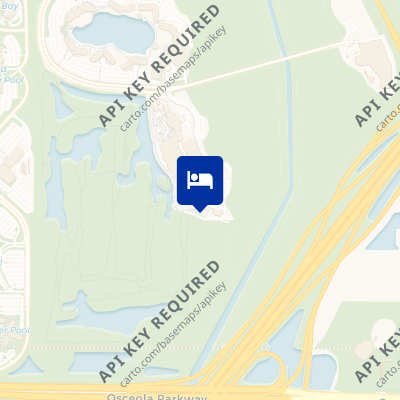location of hotel on a map