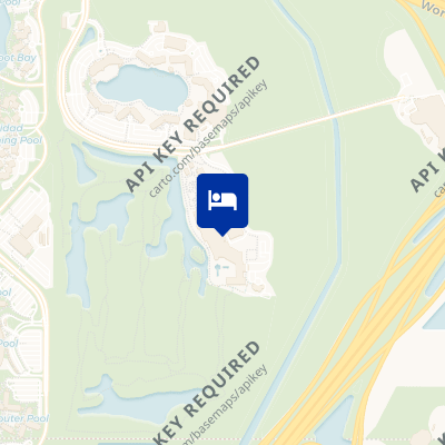 location of hotel on a map