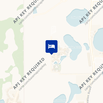 location of hotel on a map