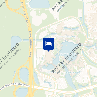 location of hotel on a map