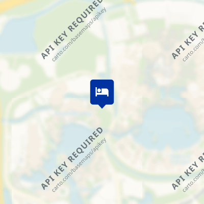 location of hotel on a map