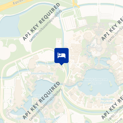 location of hotel on a map