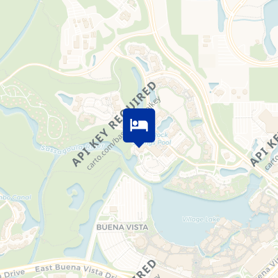 location of hotel on a map