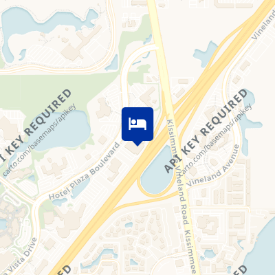 location of hotel on a map