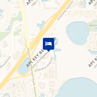 location of hotel on a map
