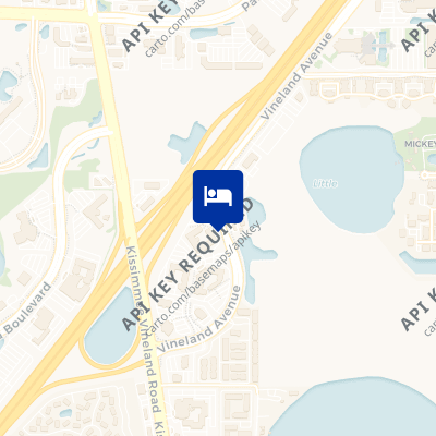 location of hotel on a map