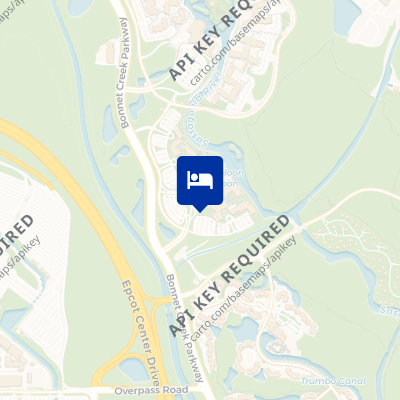 location of hotel on a map