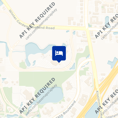 location of hotel on a map
