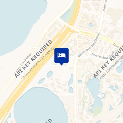 location of hotel on a map