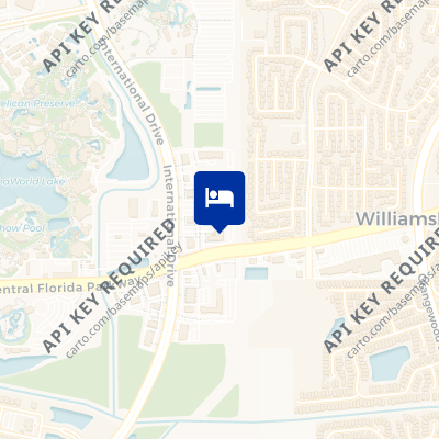 location of hotel on a map