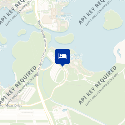 location of hotel on a map