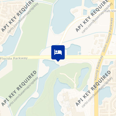 location of hotel on a map