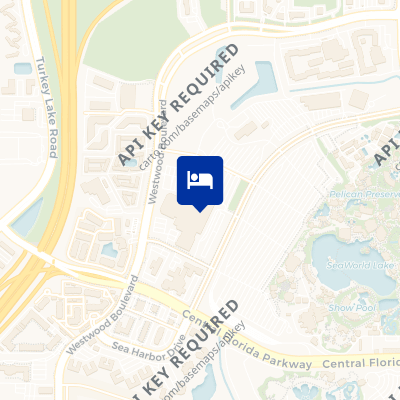 location of hotel on a map