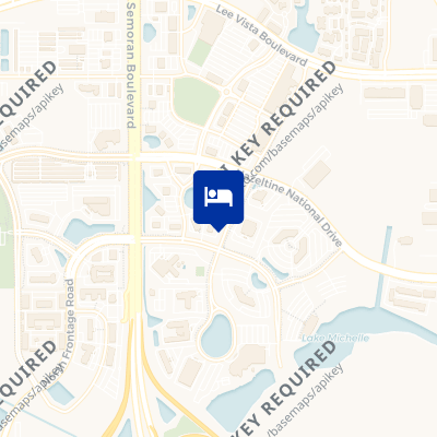 location of hotel on a map