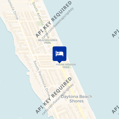 location of hotel on a map