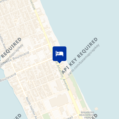 location of hotel on a map