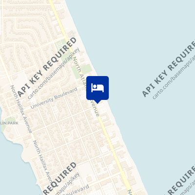 location of hotel on a map