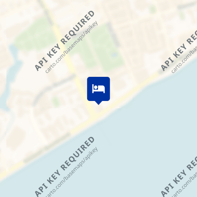 location of hotel on a map