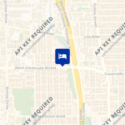 location of hotel on a map
