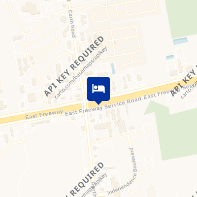 location of hotel on a map