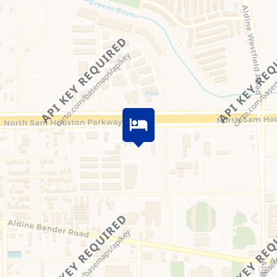location of hotel on a map