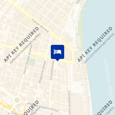 location of hotel on a map