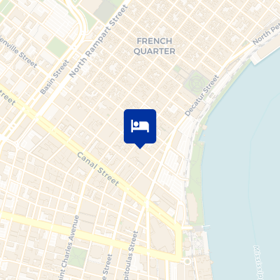 location of hotel on a map