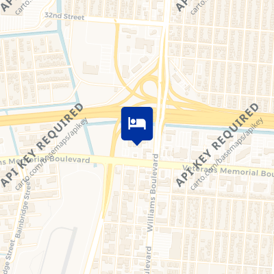 location of hotel on a map