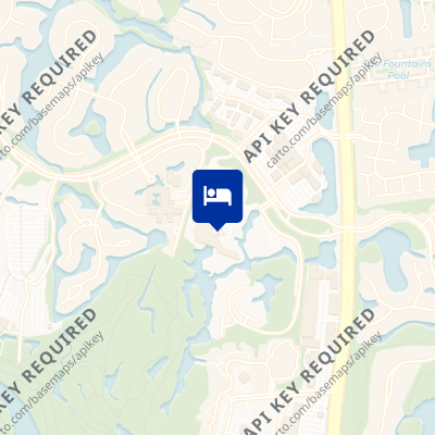 location of hotel on a map