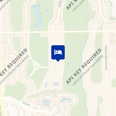 location of hotel on a map