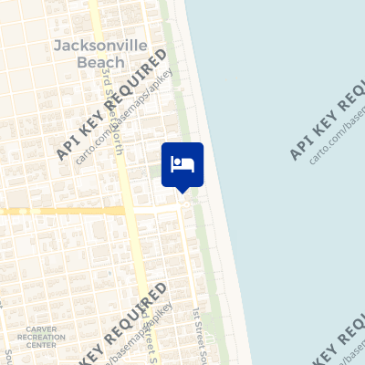 location of hotel on a map