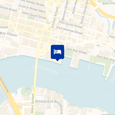 location of hotel on a map