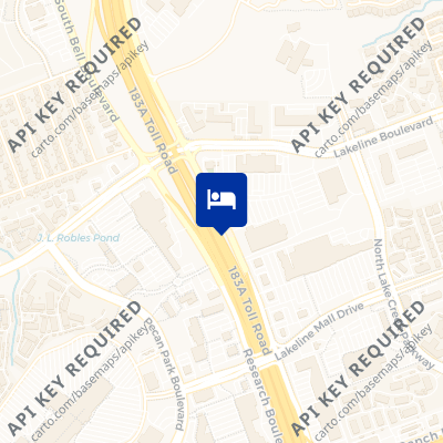 location of hotel on a map