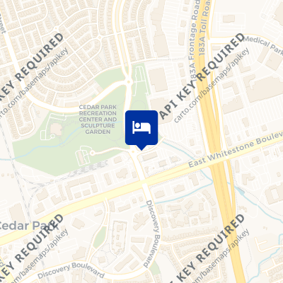 location of hotel on a map