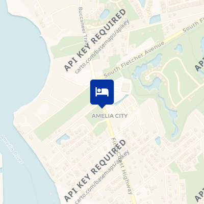 location of hotel on a map
