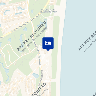 location of hotel on a map
