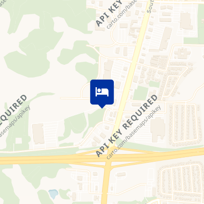 location of hotel on a map