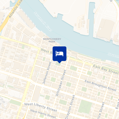 location of hotel on a map