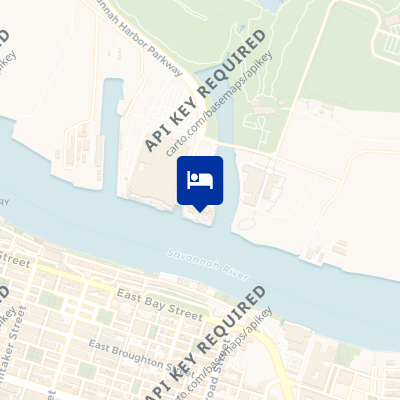 location of hotel on a map